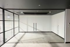 Large glass office doors